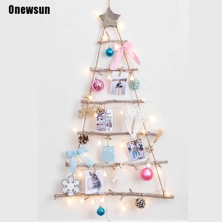 Phụ Kiện Trang Trí Cây Thông Giáng Sinh Bằng Gỗ Xinh Xắn