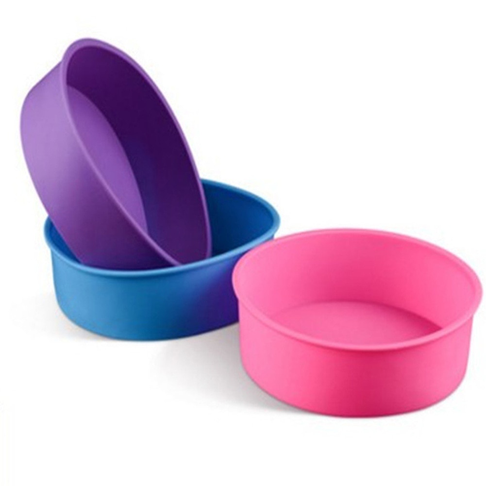 Khuôn Silicon Hình Tròn - Làm Bánh Bông Lan - cheesecake - mousse - Dụng Cụ Làm Bánh