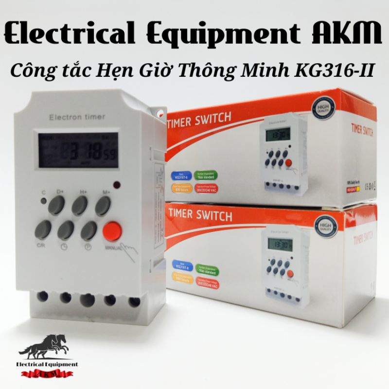 Công Tắc Hẹn Giờ Thông Minh KG316-II,Công Tắc Hẹn Giờ Điện Tử KG316-II