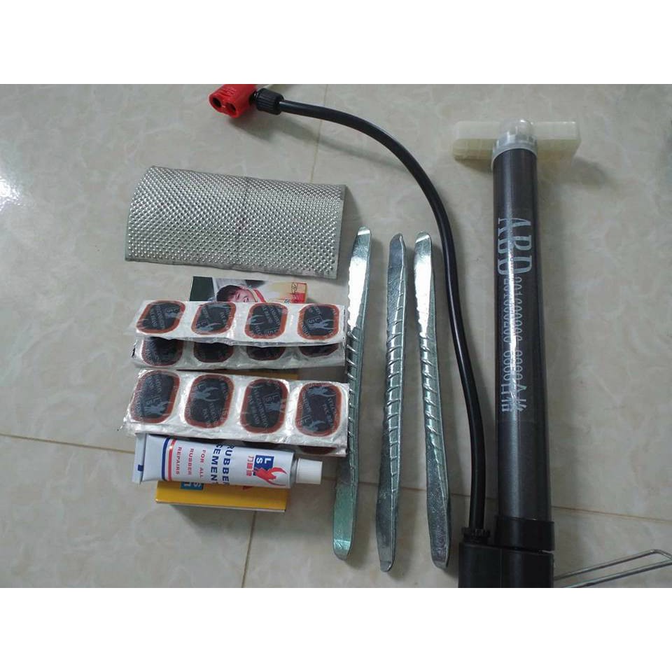 Bộ vá xe máy du lịch