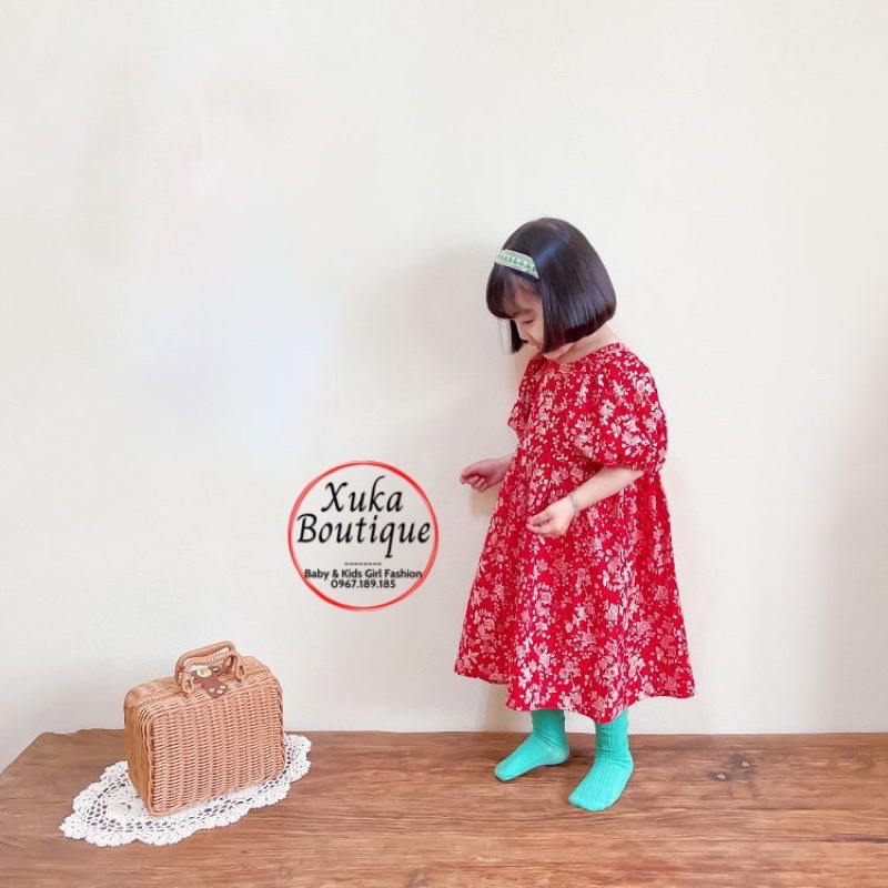 Váy Bé Gái Cộc tay Mùa hè Cho bé 1 - 7 tuổi QCCC đẹp xuất sắc Xuka Boutique