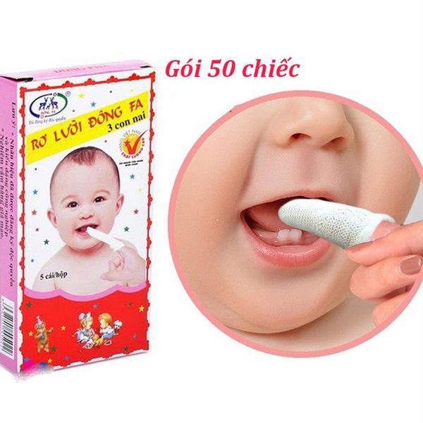 Rơ lưỡi đông pha gói 10 hộp 50 chiếc