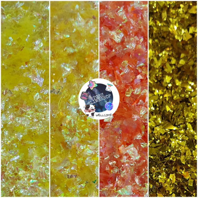 Kim Tuyến Giấy nhiều màu Hologram toru_slime