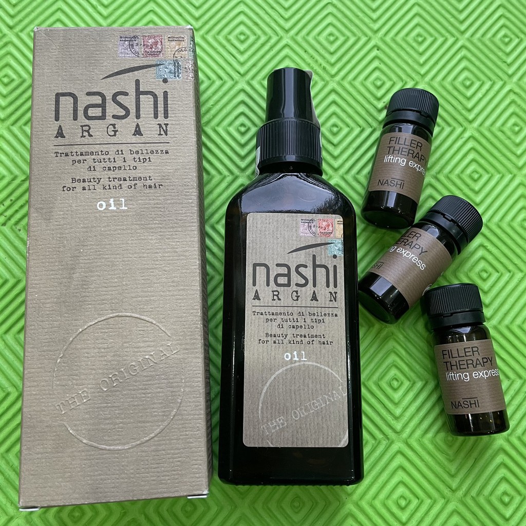 Tinh dầu dưỡng tóc Nashi Argan Oil phục hồi tóc hư tổn 100ml