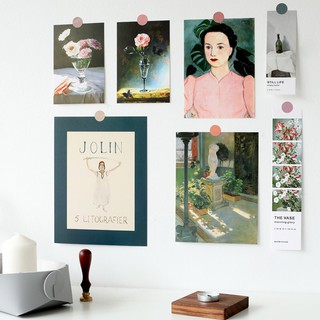 SET POSTCARD DECOR 7 TẤM MIX - Mici Decor