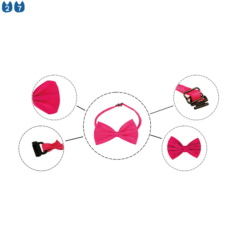 Vòng cổ thắt nơ có thể điều chỉnh dành cho thú cưng