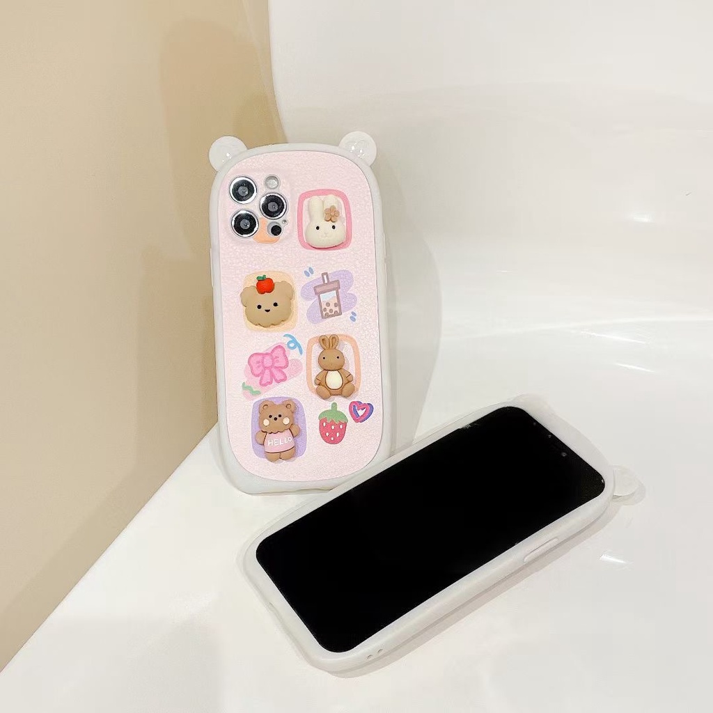 Ốp Điện Thoại tpu Mềm Hình Thỏ Dễ Thương Cho iPhone 7 8 X XS XR XS max 7Plus 8Plus 11