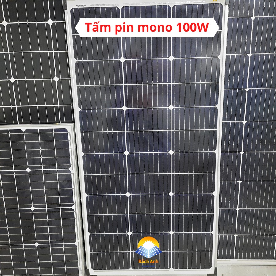 Tấm pin năng lương măt trời mono 18V 25W, 50W, 100W, 150W, 200W