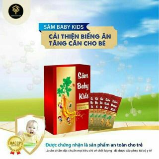 Sâm baby kids tăng cường sức đề kháng cho bé yêu + tặng bút màu