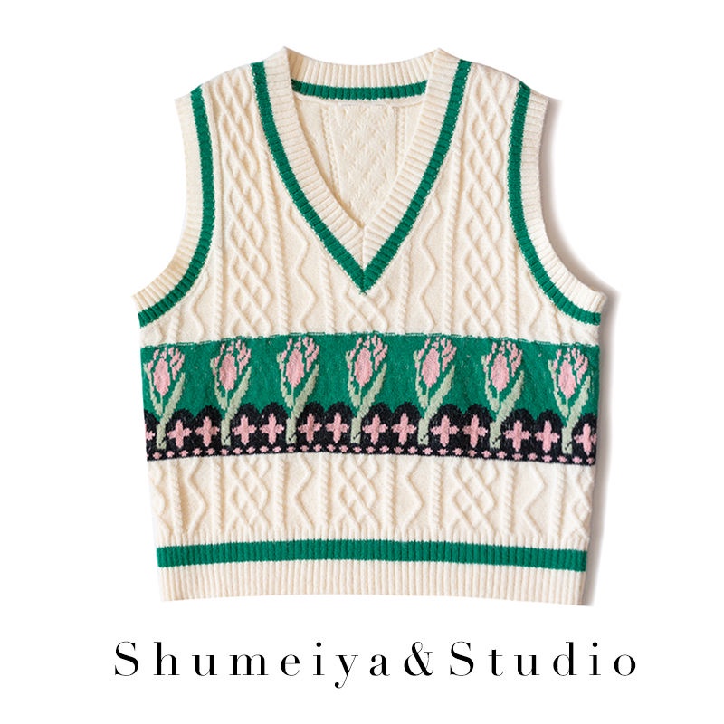 Áo Sweater Dệt Kim Cổ Chữ V Phong Cách Hàn Quốc Thời Trang Thu Đông Mới 2022