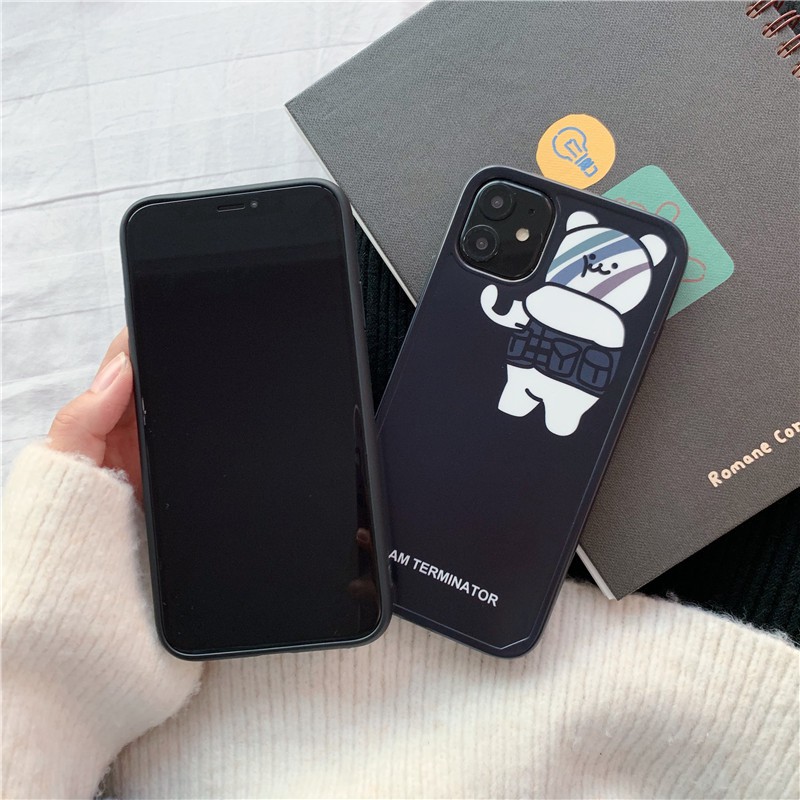 IPhone case iPhone 11 Pro Max / iPhone12 / iPhone X / iPhone 7 Plus / iPhone 8 / iPhone 6 Lens Bear Bear anti-drop Phone case