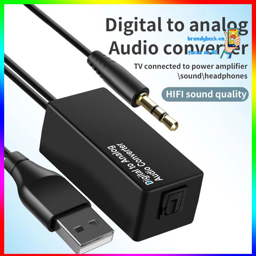 [BK]Audio Converter Coaxial Optical Fiber Converter Digital To Analog Smart Chip