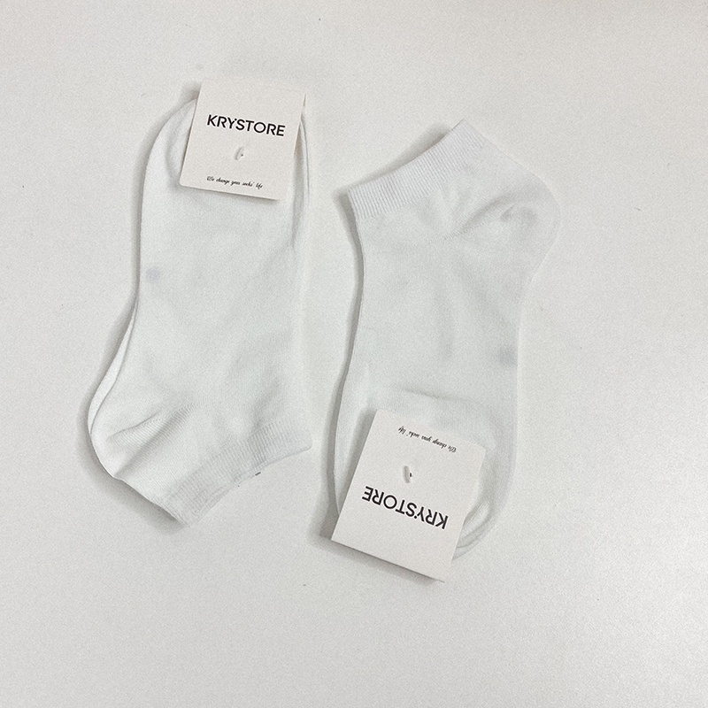 Tất nữ ngắn cổ cotton thoáng co dãn NC29