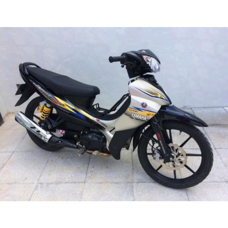Tem rời dán xe jupiter mx đen bạc