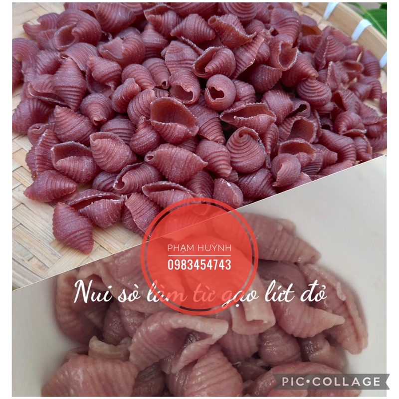 Nui sò gạo lứt (nui gạo lức vỏ sò) gói 300gr ăn kiêng eatclean