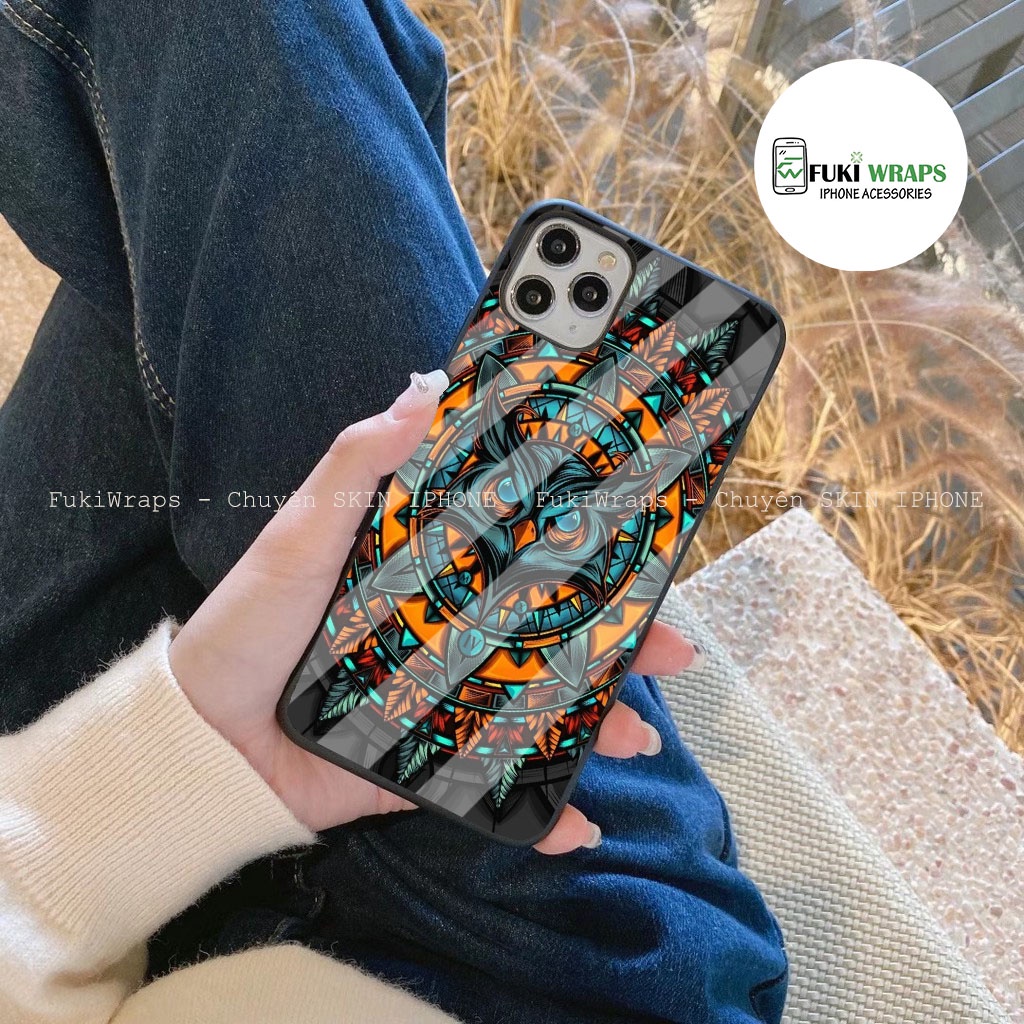 Ốp Lưng Kính Cường Lực / Case Cú Chống Vỡ Dành Cho 13ProMax 12ProMax 11ProMax X XSMAX Fukishop