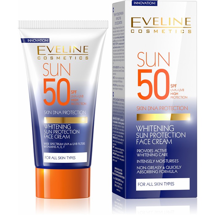 Kem chống nắng trắng da Eveline Suncare Expert SPF50 50ml