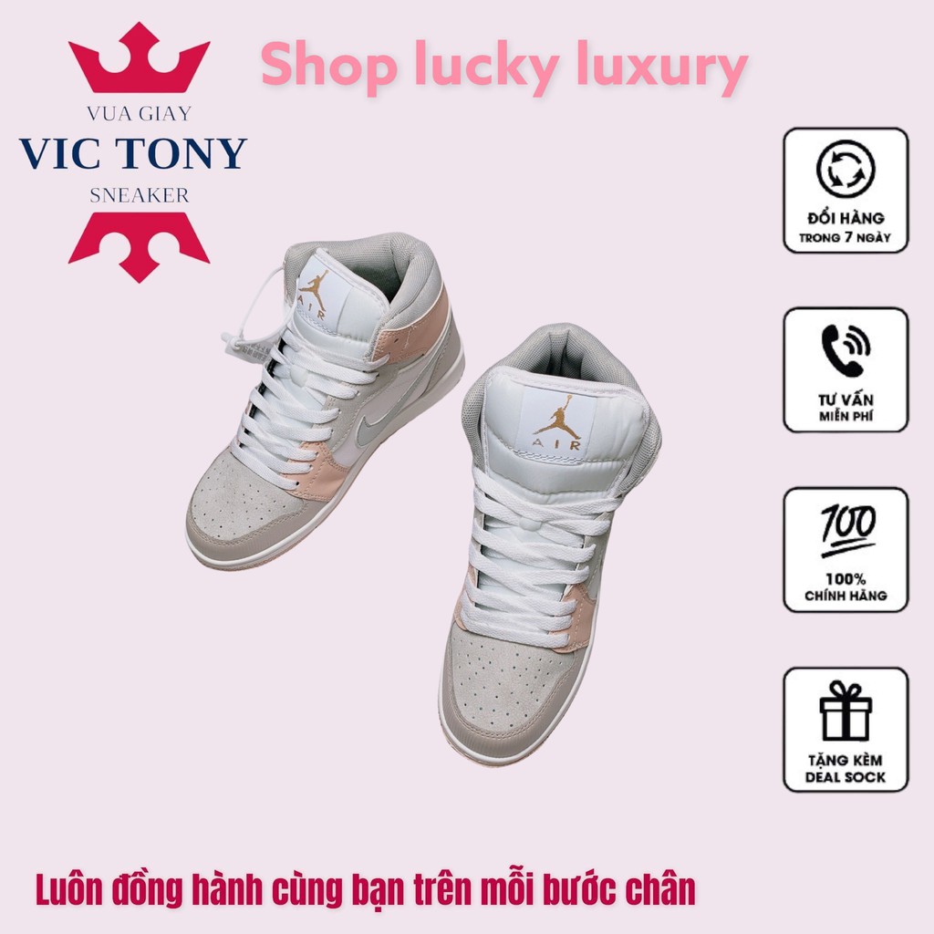 Giày Jordan cổ cao MILAN thời trang, Giày JD1 high MILAN thể thao nam nữ full box bill | BigBuy360 - bigbuy360.vn