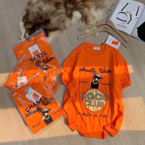 HOT HOT HOT [ Xuất sắc ]  Áo phông  COCO CLUB màu cam siêu đẹp (video _ ảnh thật) HIT HOT HIT