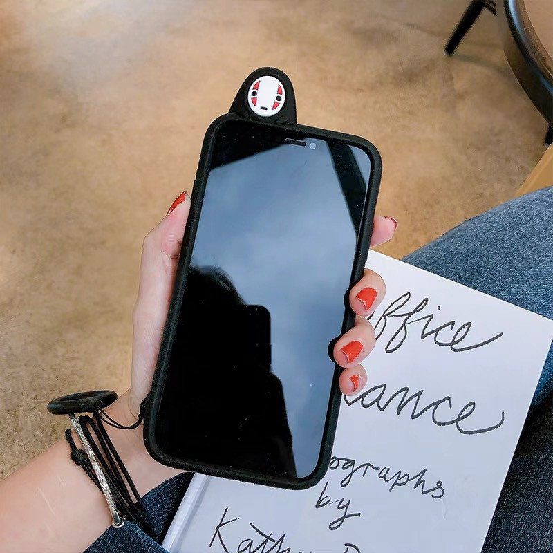 Ốp iPhone dẻo vô diện 3D kèm móc 6/6Plus/6s/6sPlus/7/7Plus/8/8Plus/X/Xs/Xsmax/11/12/Pro/Max/Promax/12mini