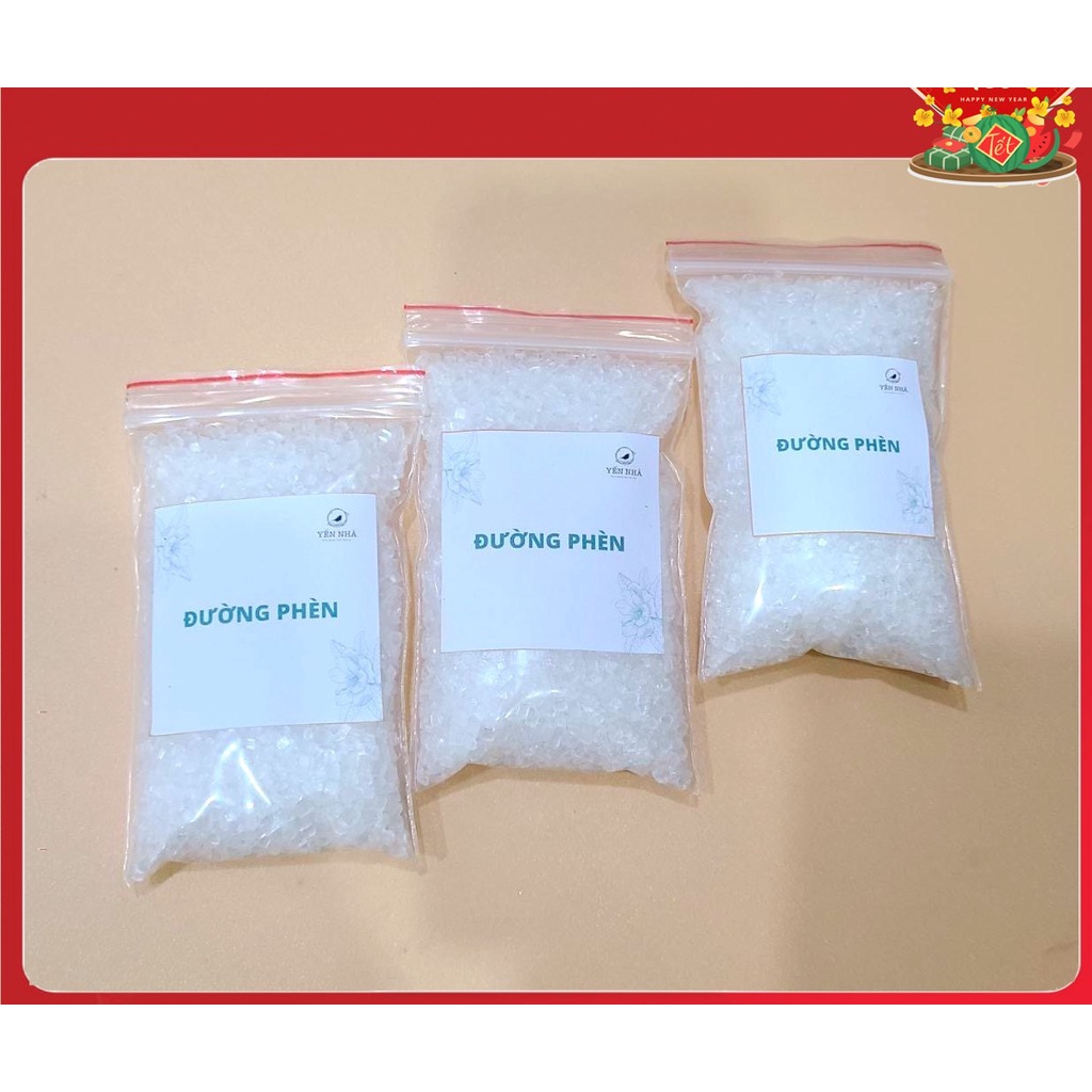 100g Đường Phèn Hạt Nhỏ Chưng Kèm Yến Sào