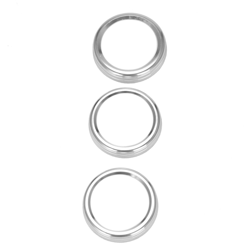 Set 3 Viền Bọc Nút Điều Hòa Không Khí Cho Jeep Wrangler JL 2018-2021