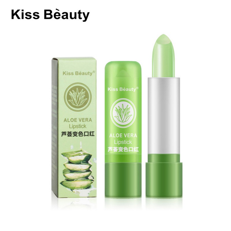 (Hàng Mới Về) Son Dưỡng Ẩm Môi Chiết Xuất Lô Hội Lâu Trôi 3.5g Kiss Beauty