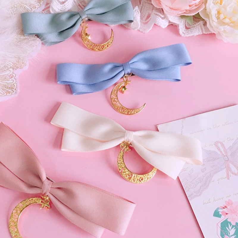 Kẹp Tóc Hình Nơ Lủng Lẳng Dễ Thương Cho Bé Gái