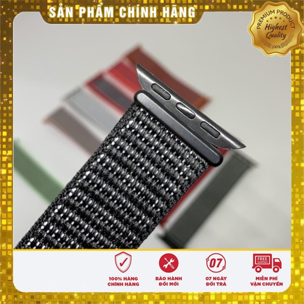 Dây Nylon Sport Loop Apple Watch 38mm/40mm 42mm/44mm tương thích Gen 1 Gen 2 Siri 2 3 4 5