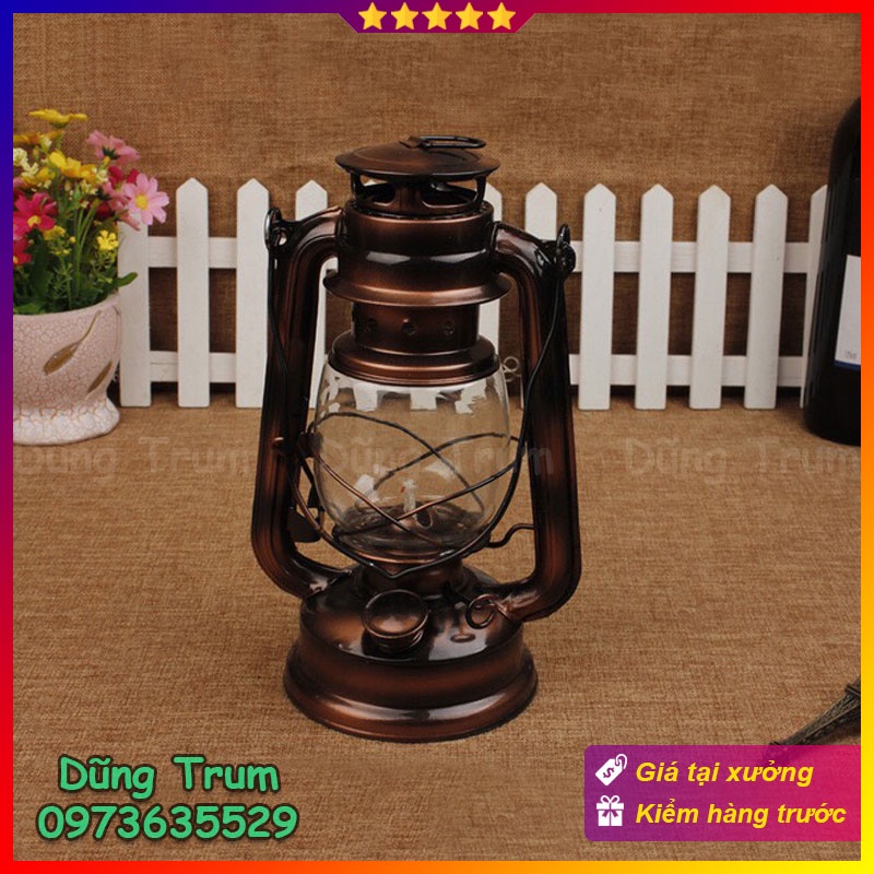 Đèn bão, đèn dầu thắp sáng biểu diễn trang trí quán siêu đẹp