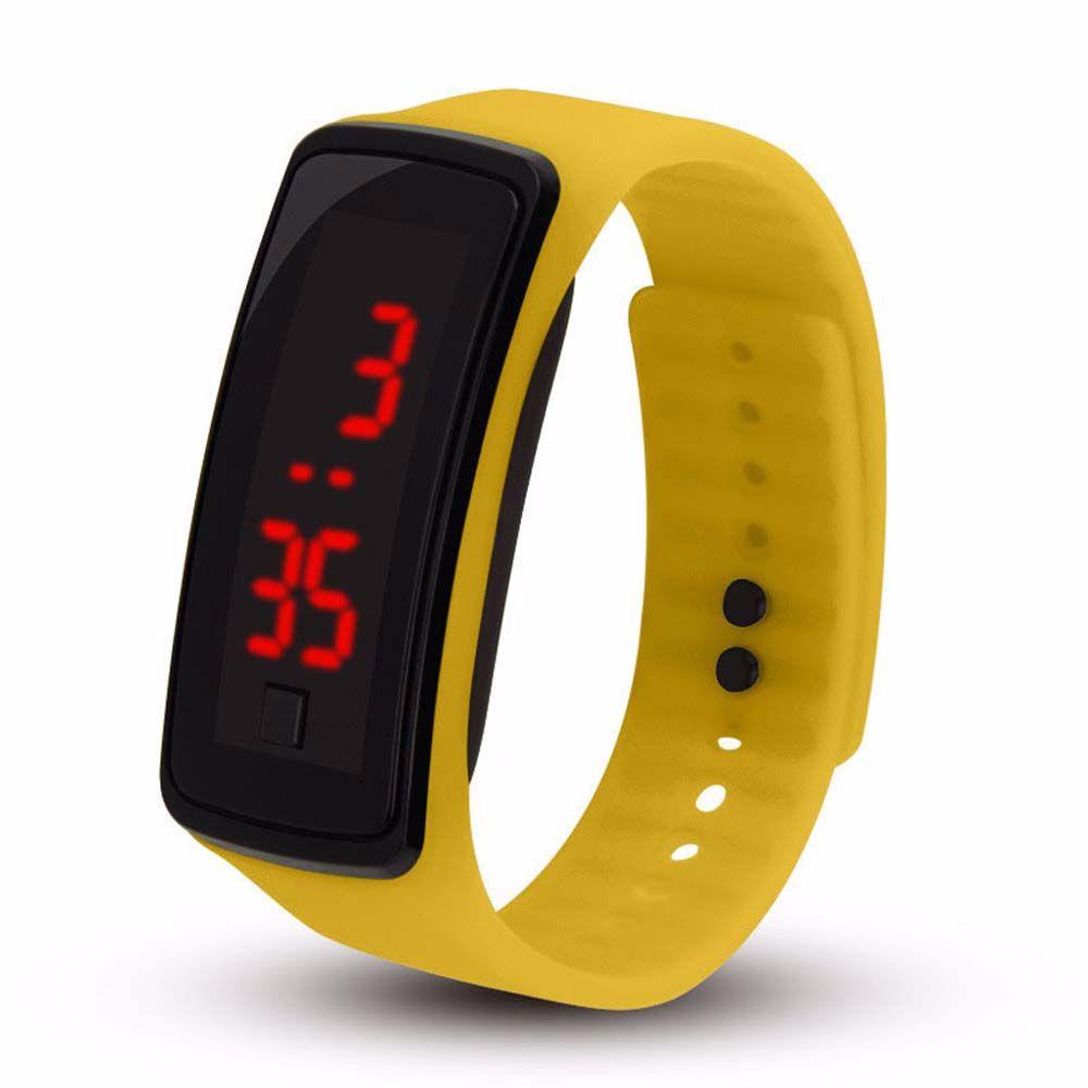 Đồng Hồ Điện Tử Dây Silicone Dành Cho Trẻ Em