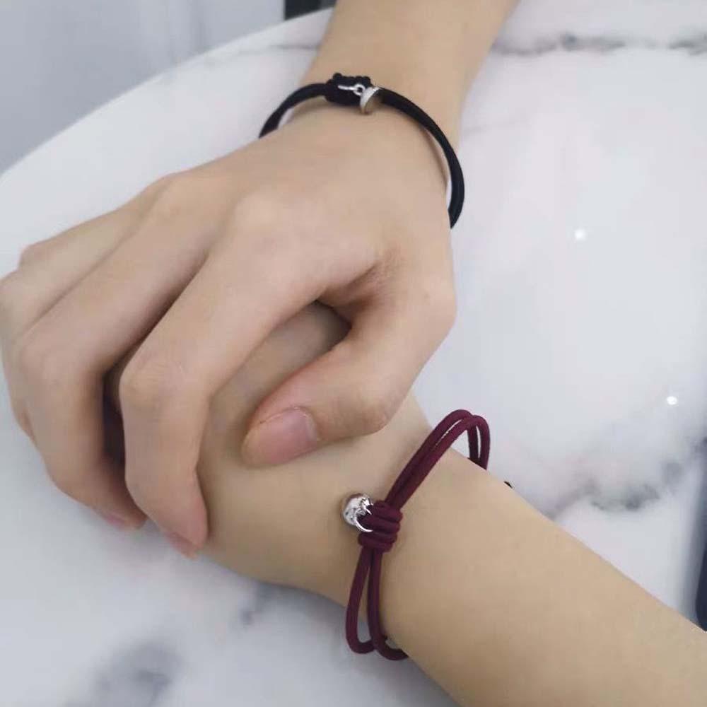 MOCHO Vòng Tay Dây Thừng Thiết Kế Dễ Thương Cho Các Cặp Đôi