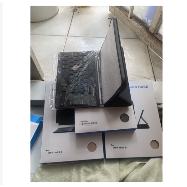 Bao da kèm bàn phím Bluetoothcho iPad Mini 6 2021 Smart Keyboard bảo vệ máy