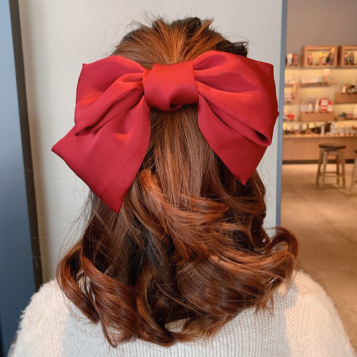 Kẹp Tóc Hình Nơ Lớn Xinh Xắn Đáng Yêu Cho Nữ