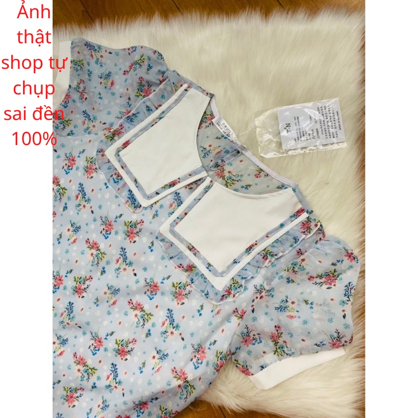 Váy bầu-đầm bầu hoa nhí Q0004 [ảnh và clip thật]