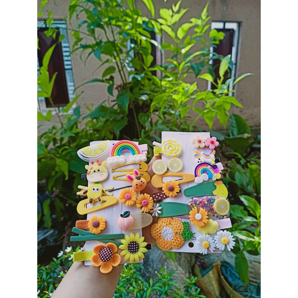 Kẹp Tóc Mái Siêu Cute Phong Cách Hàn Quốc - Kẹp Mái Bé Gái Nhiều Hình Cute (1 cái)
