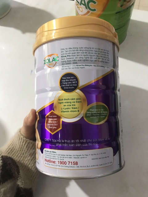 Sữa IQLac Biếng ăn Premium 900g