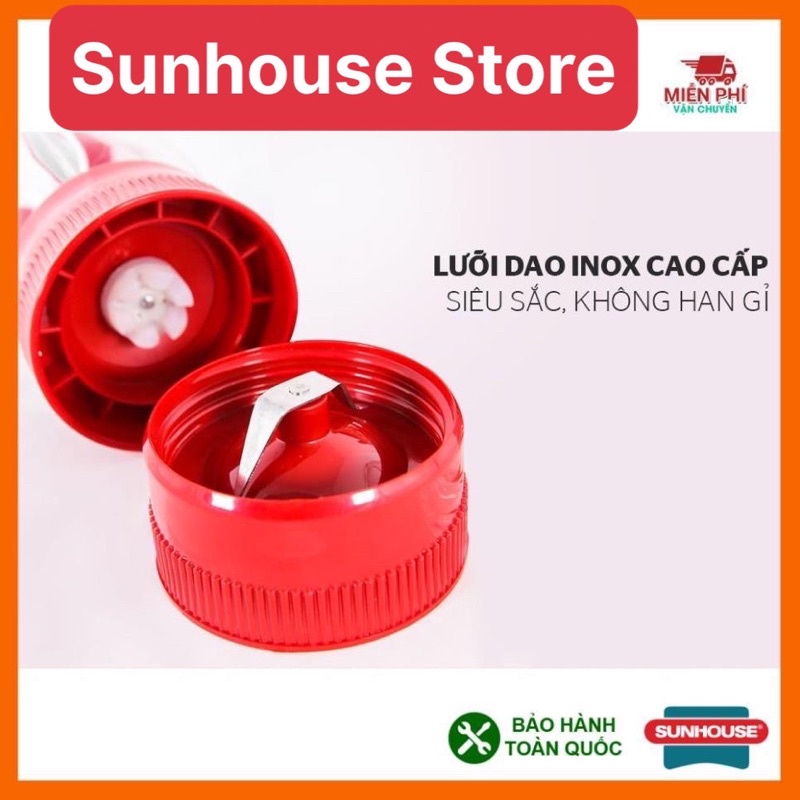 MÁY XAY SINH TỐ SUNHOUSE SHD5115, BẢO HÀNH TOÀN QUỐC, MÁY XAY SINH TỐ CỐI THỦY TINH, LƯỠI DAO SẮC BÉN