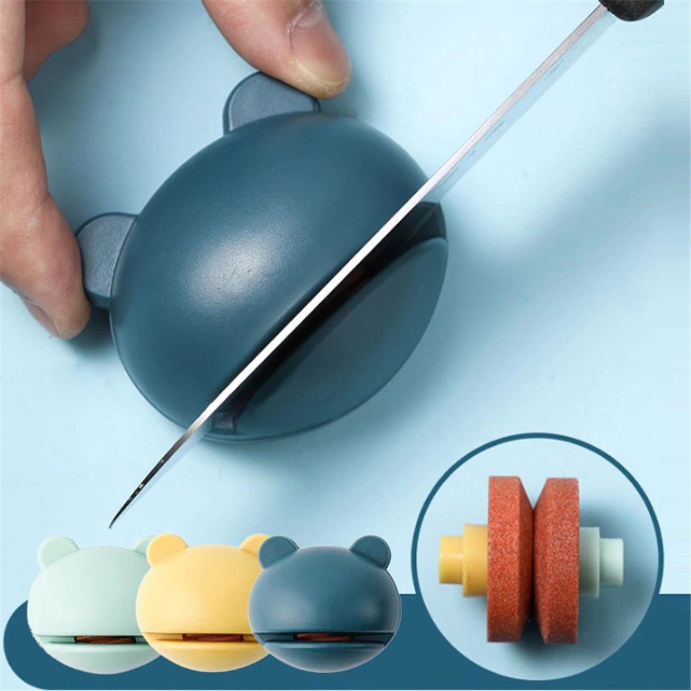 Dụng cụ mài dao đa năng hình ếch hoạt hình xinh xắn