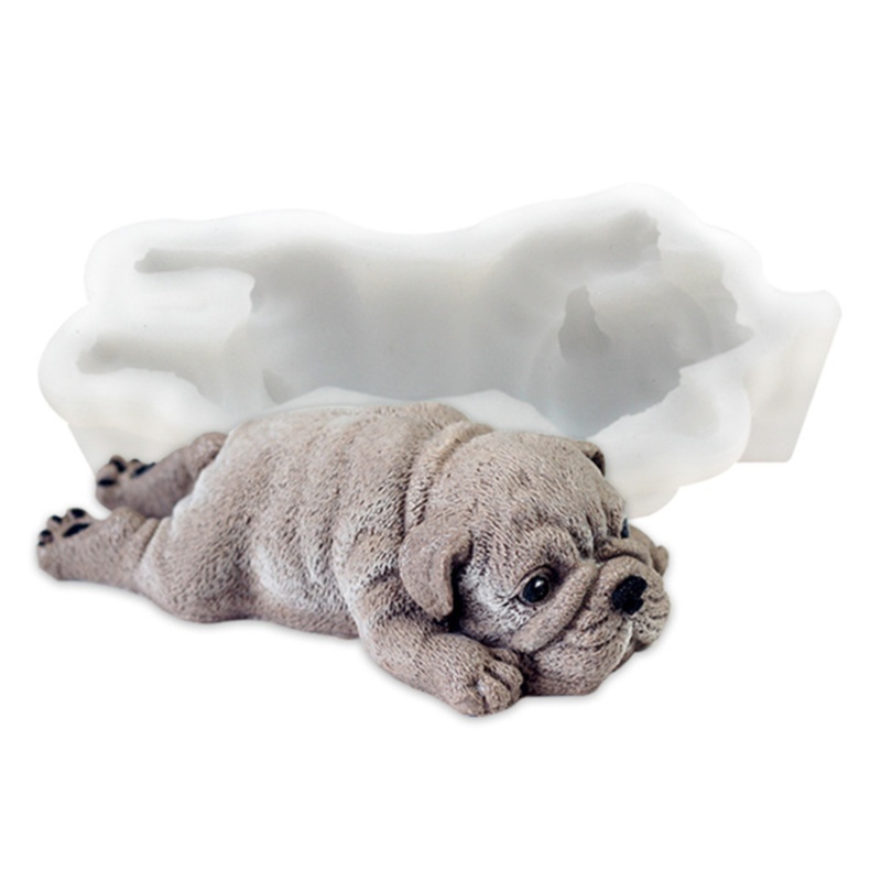 Silicone 3D Shar Pei Dog Mould Fondant Party Cake Chocolate Baking Mold Toppers Decor