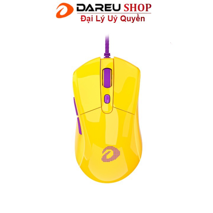 Chuột Gaming Dareu A960 YELLOW - Siêu nhẹ 65 gam (PixArt PMW3389, DPI 16000)