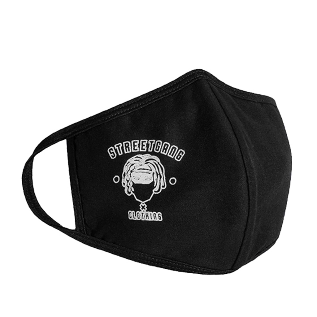 Khẩu trang Logo - Đen - Street Gang