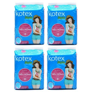 BĂNG VỆ SINH KOTEX SIÊU MỎNG CÁNH 10 MIẾNG