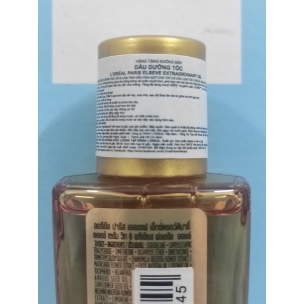 Dầu dưỡng chiết xuất tinh dầu hoa tự nhiên L'Oreal Paris Elseve Extraordinary Oil Ultra Nourishing 30ml