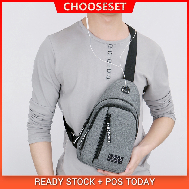 Túi Đeo Chéo Canvas Cho Nam