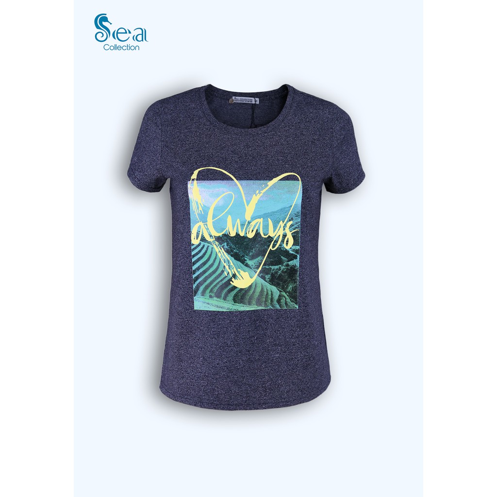 Áo Thun Nữ Ngắn Tay In Hình 10030 Sea Collection