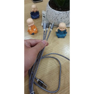 Cáp sạc nhanh 3 đầu