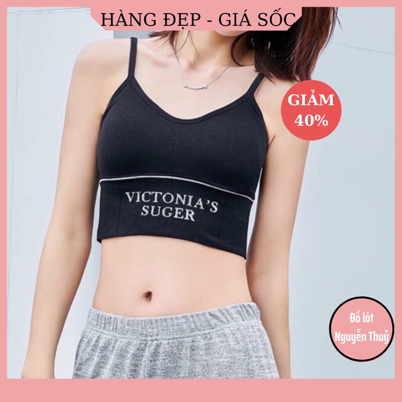 Áo Lót tập  Bra Croptop Sugarr hot trend 2022 Dáng U Cá Tính 222