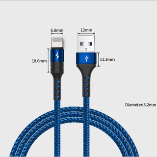 PDD X3A Data Cable for iPhone Fast Charge 1M Charging Cable