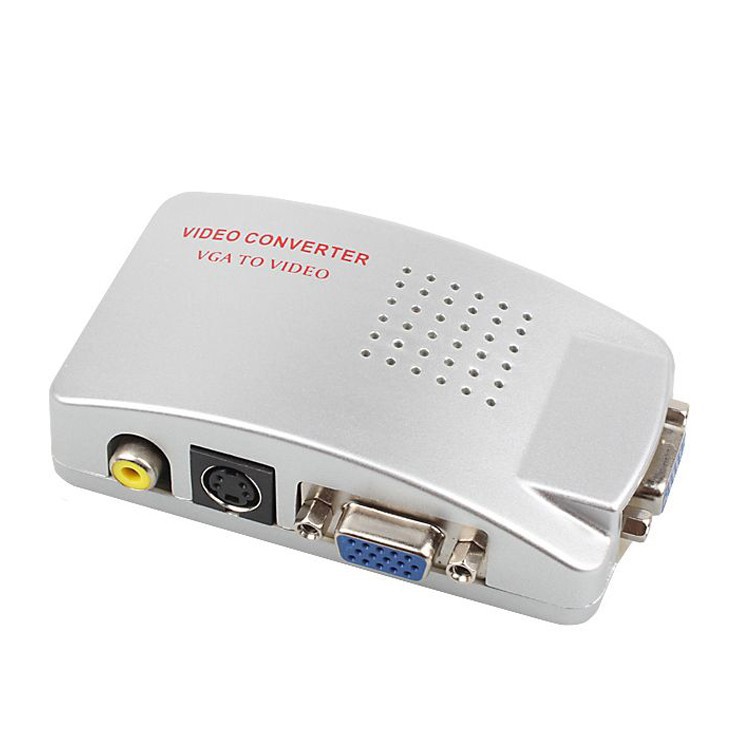 Bộ chuyển đổi tín hiệu VGA sang AV VIDEO + S-VIDEO - BH 1 tháng